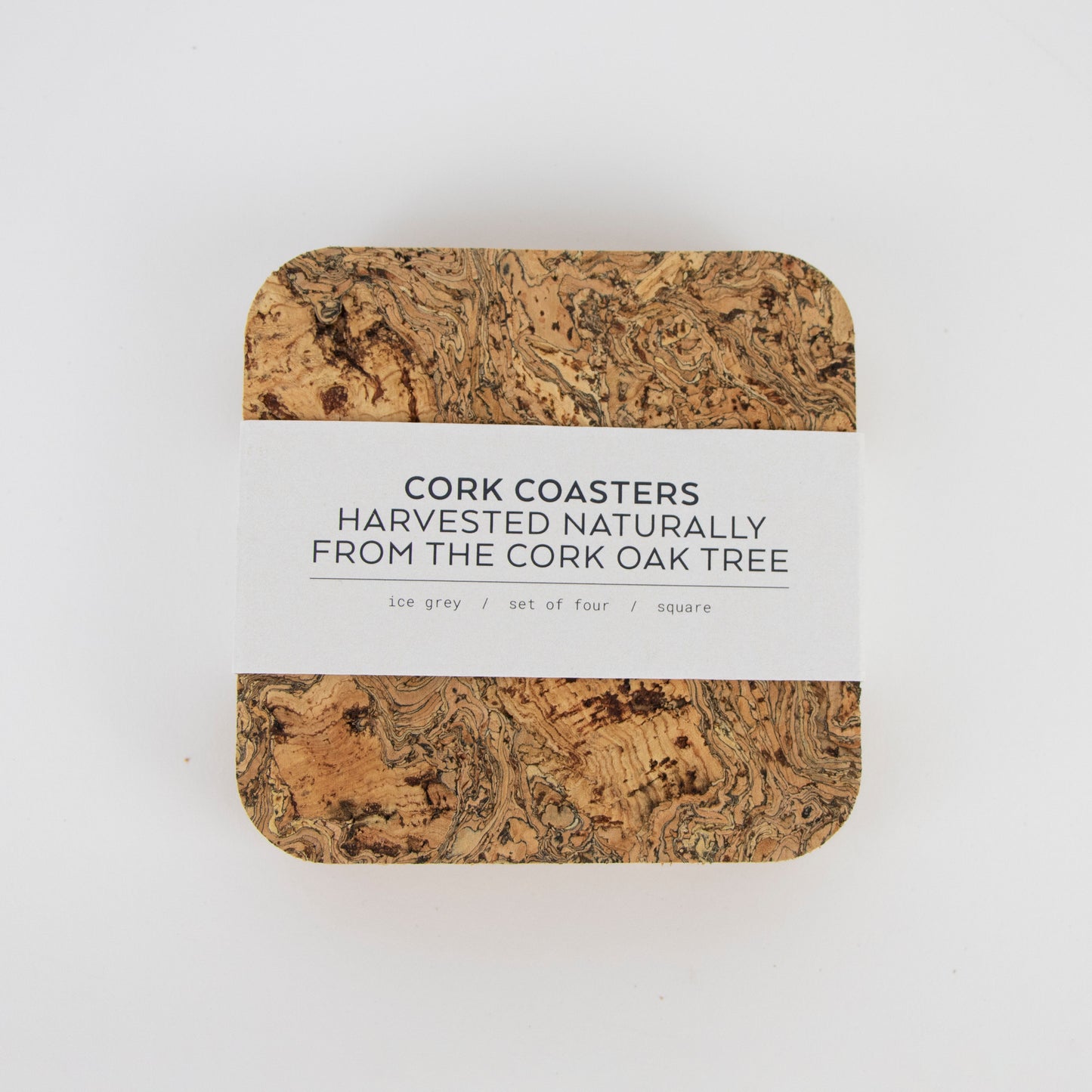Natural Coaster Set | Square