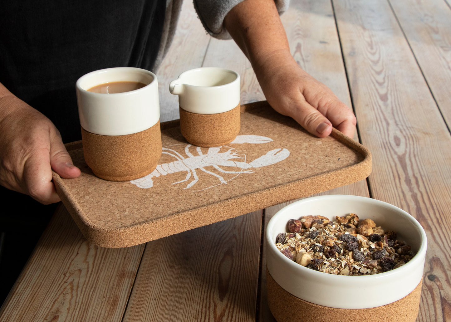 Cork Drinks Tray | Lobster