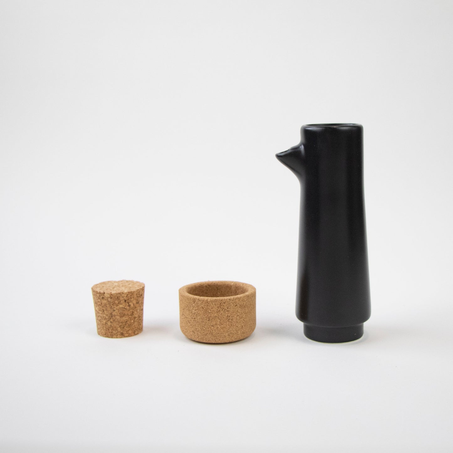 Oil and Vinegar Dispenser Gift Set | Matt Black