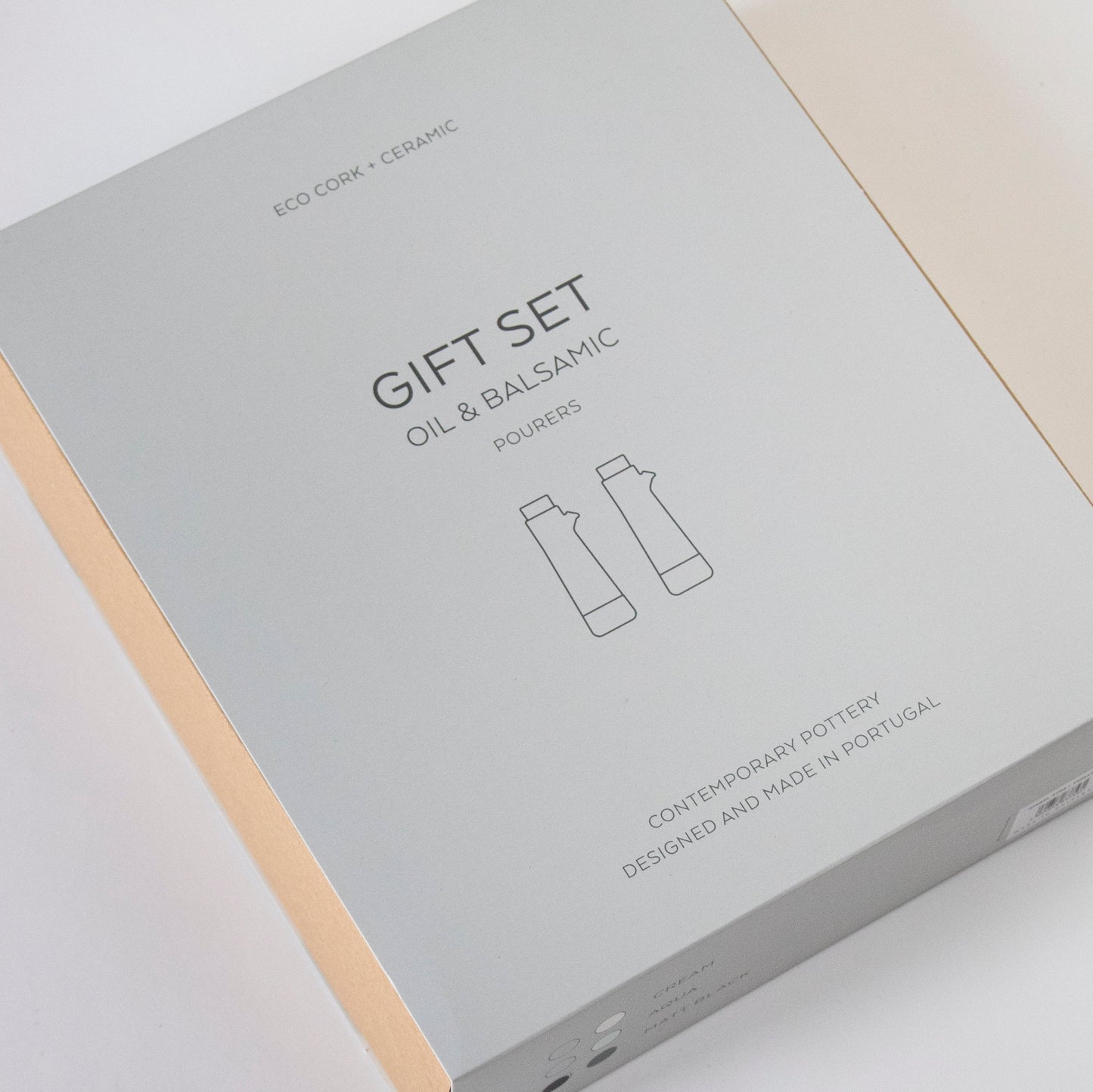 Oil and Vinegar Dispenser Gift Set | Matt Black