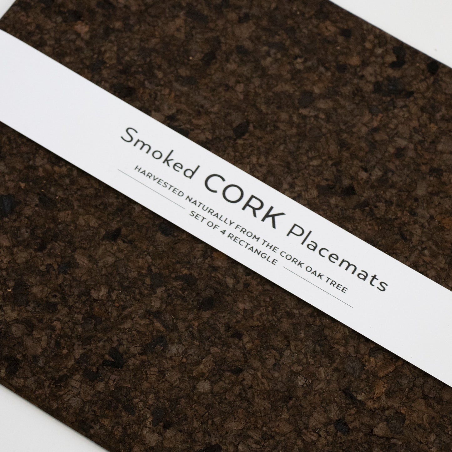 Smoked Cork Placemats | Rectangle