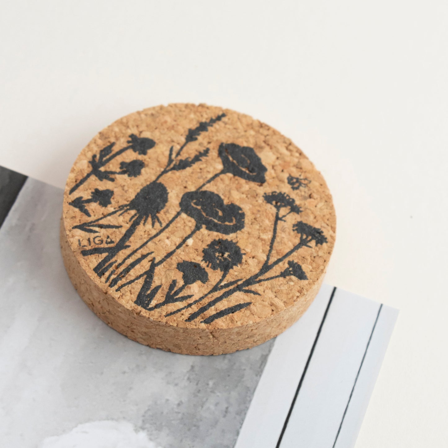 Wildflower Cork Magnet