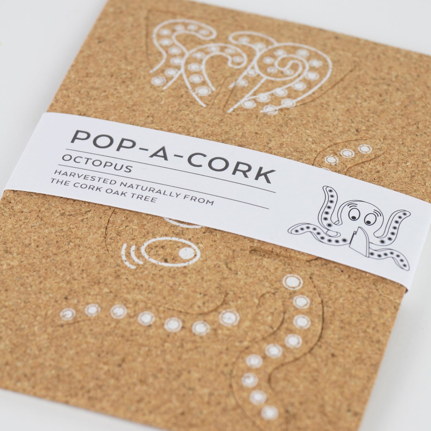 Organic Cork Decoration Pop-A-Cork | Octopus