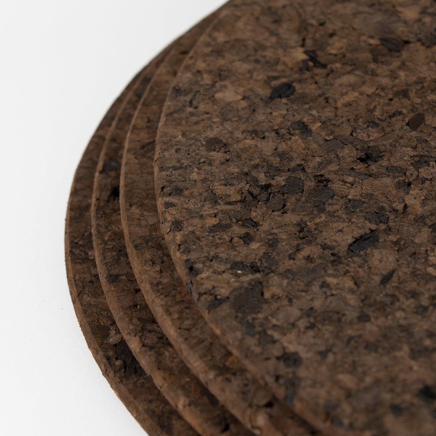 Smoked Cork Placemats | Round