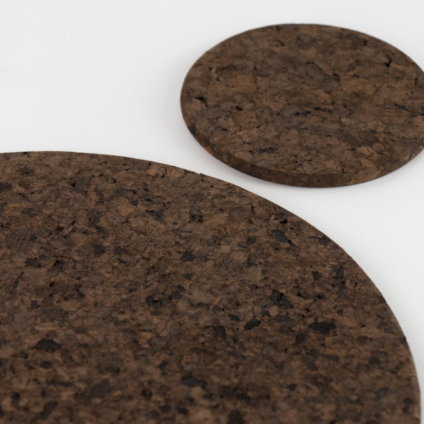 Smoked Cork Placemats | Round