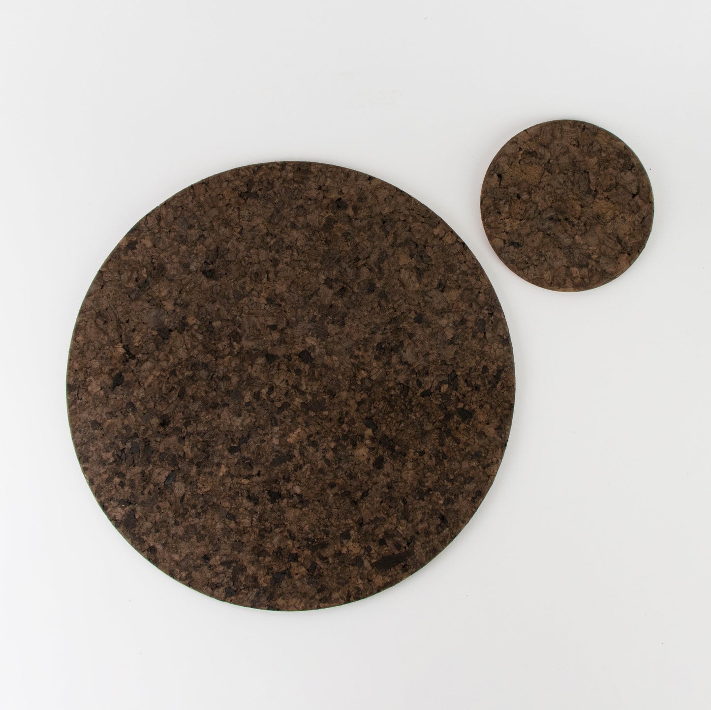 Smoked Cork Coasters | Round