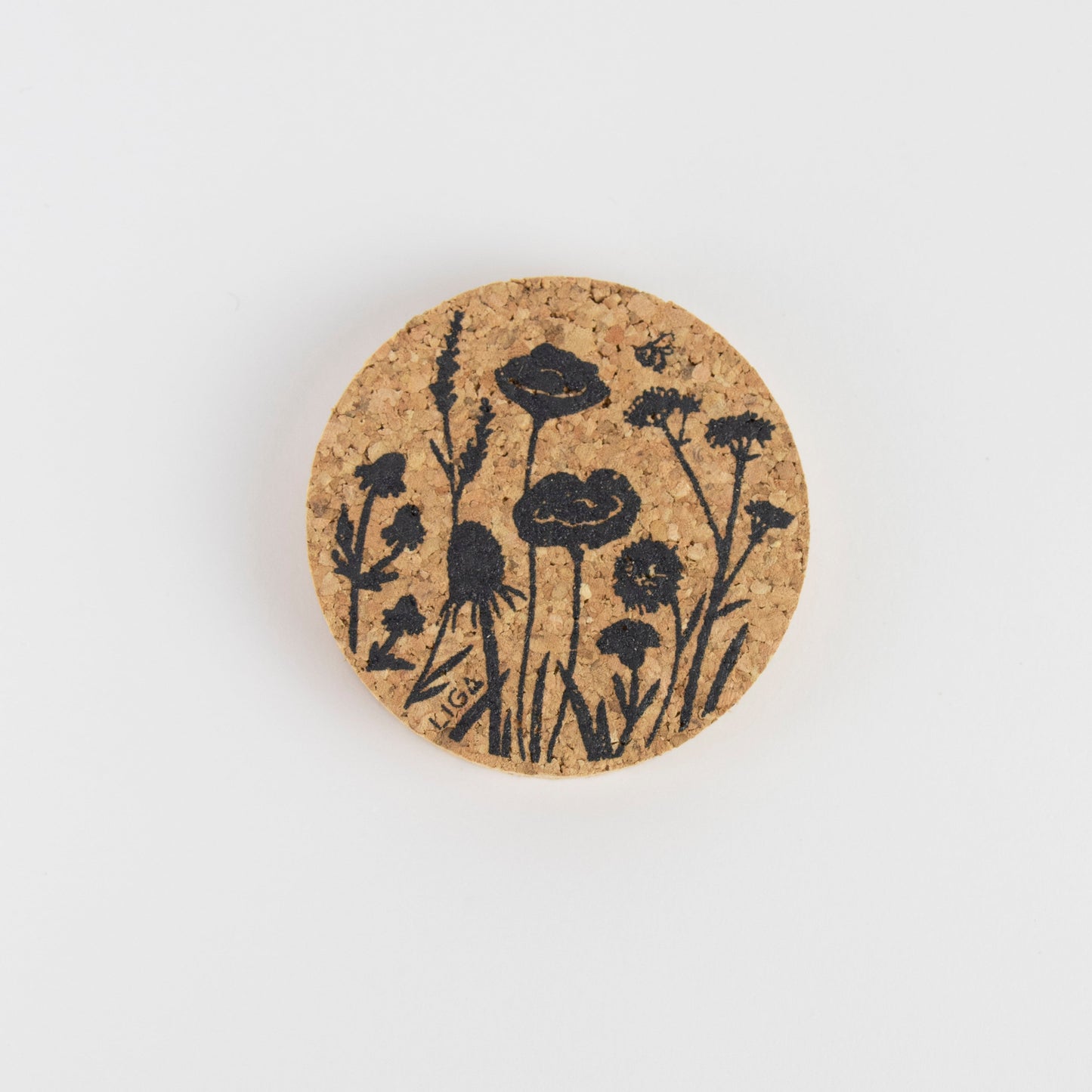 Wildflower Cork Magnet