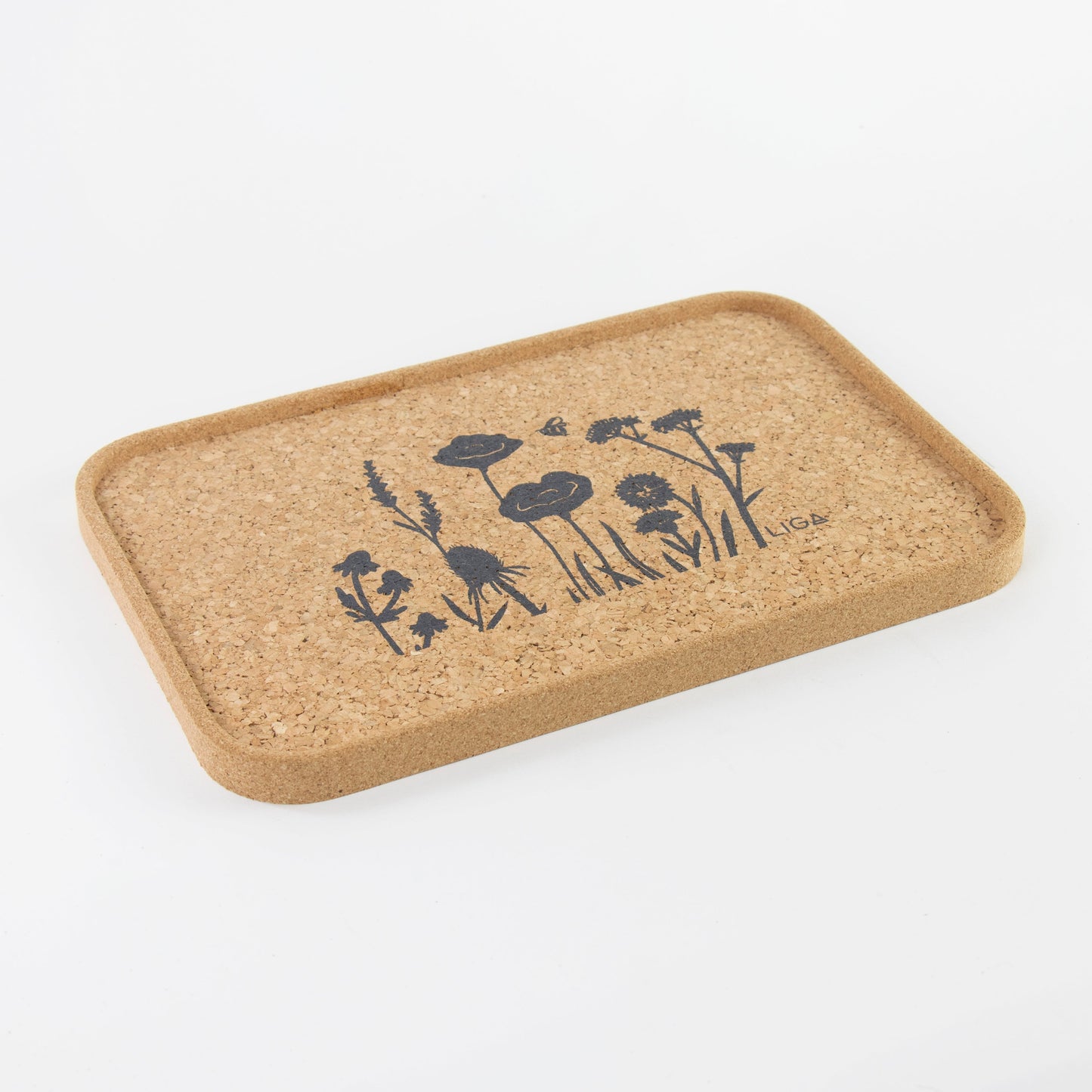 Cork Drinks Tray | Wildflower
