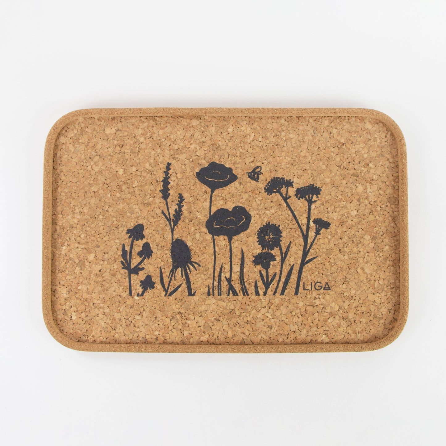 Cork Drinks Tray | Wildflower
