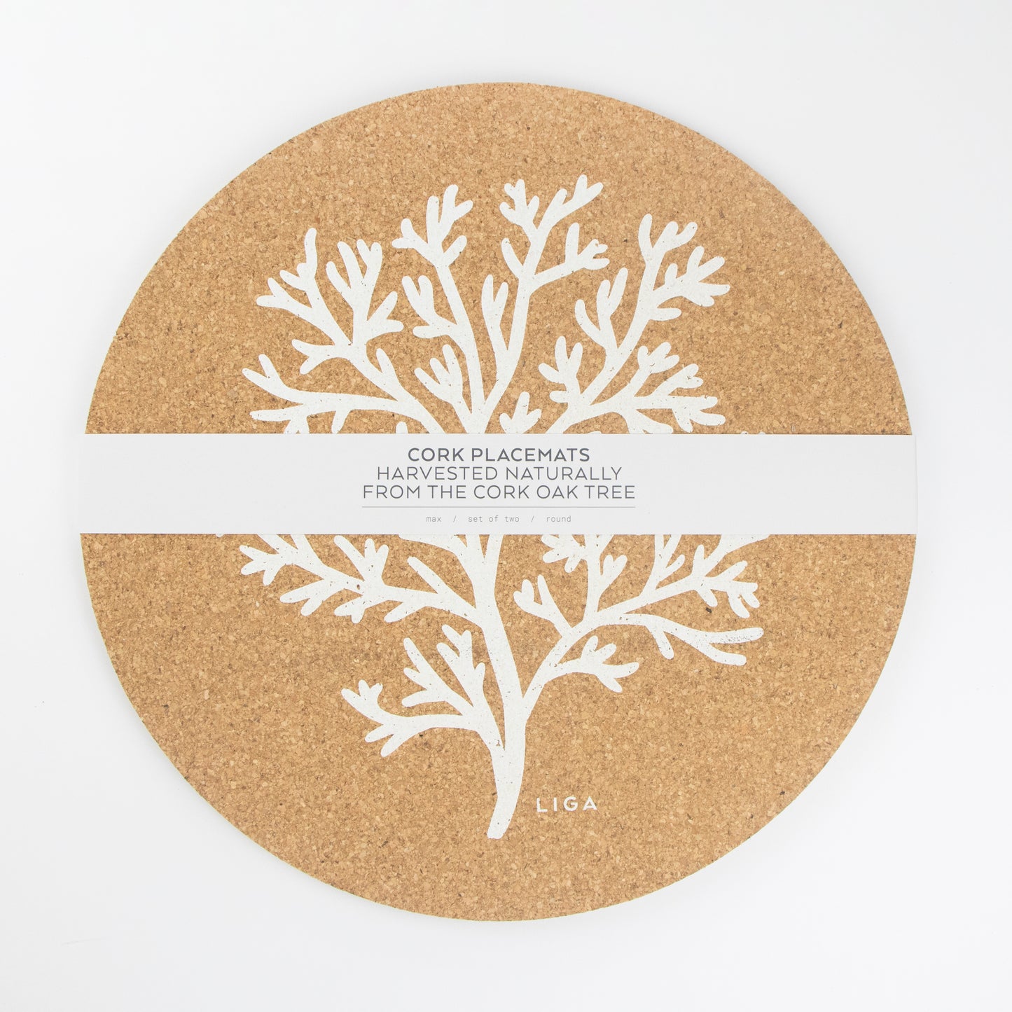 Cork Max Placemats - Coral