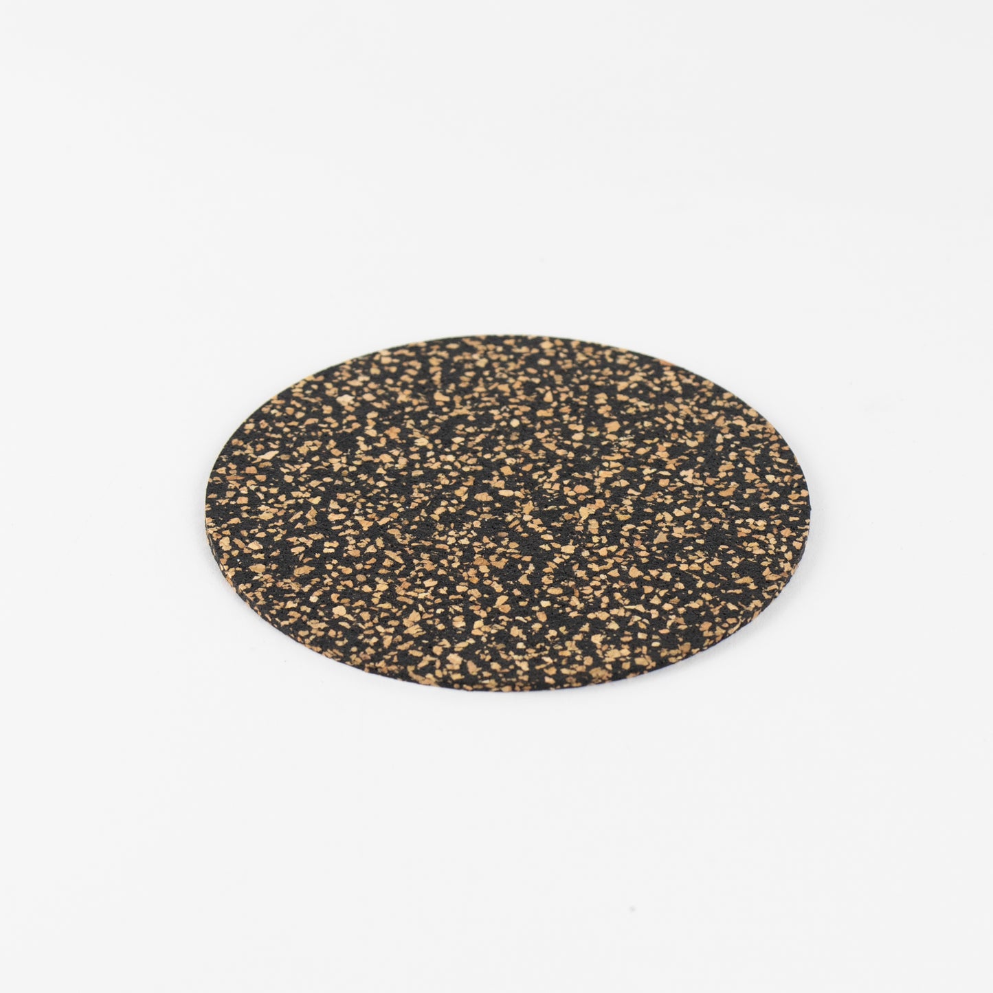 Dash Recycled Rubber & Cork Coasters | Round