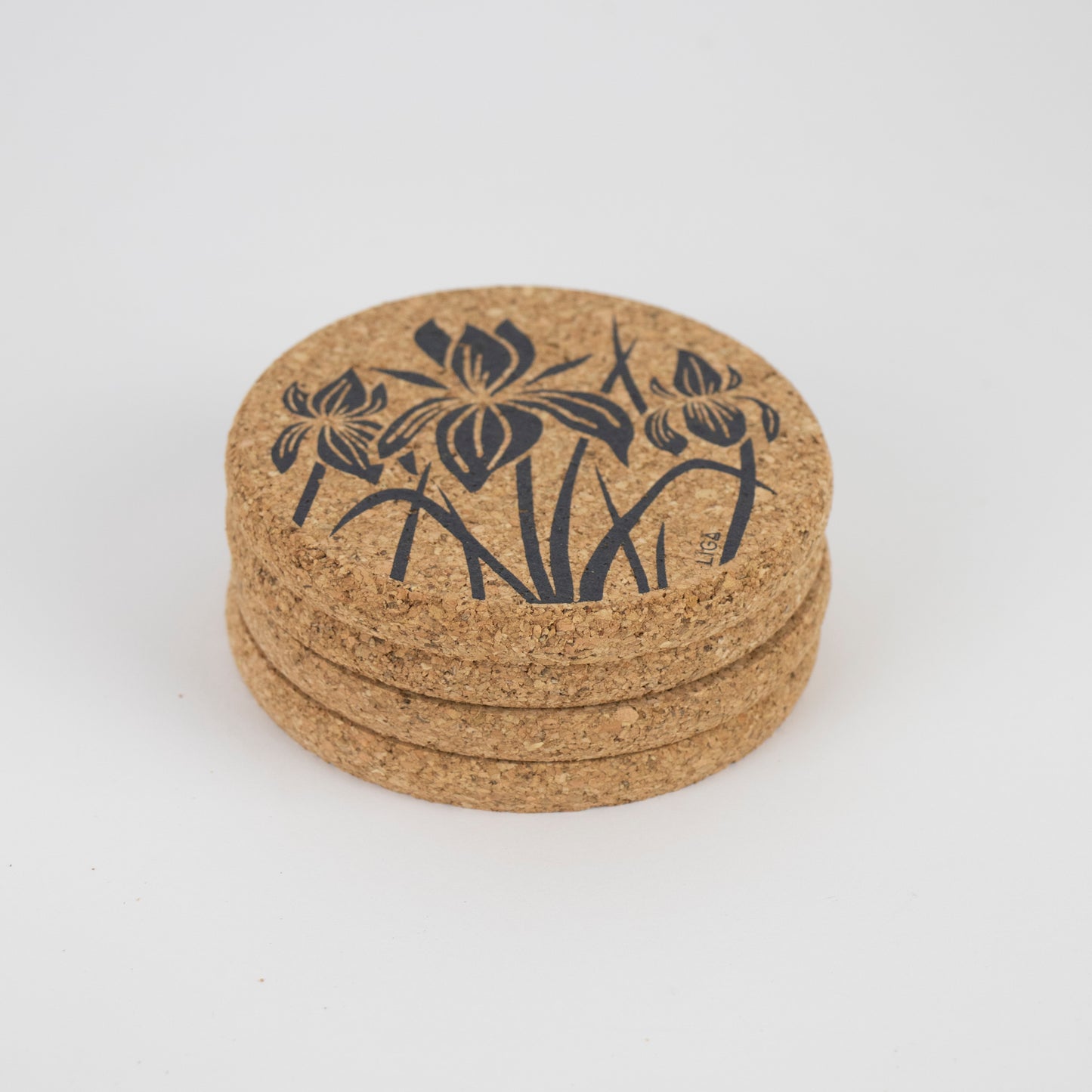 Cork Coaster Iris