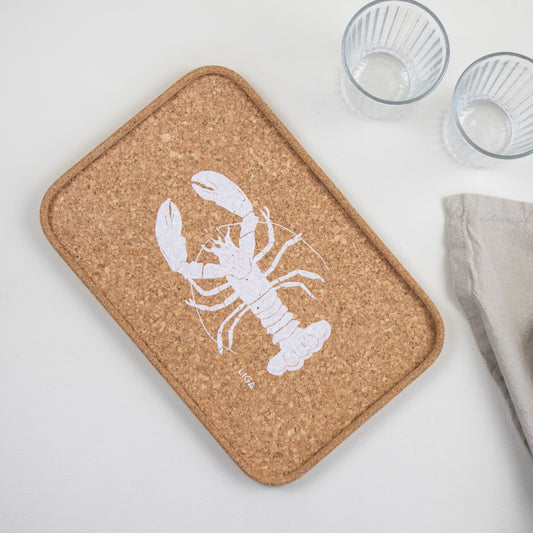 Cork Drinks Tray | Lobster
