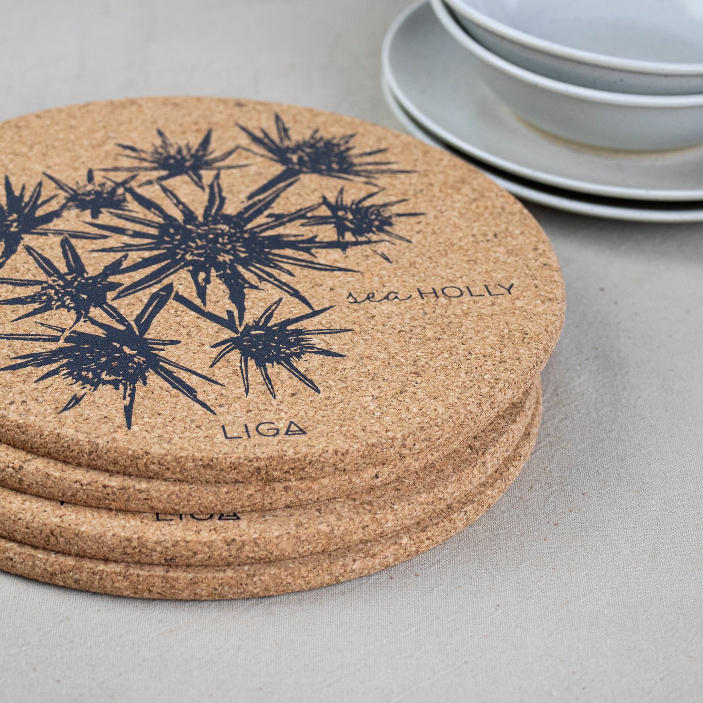Cork Mats | Sea Holly