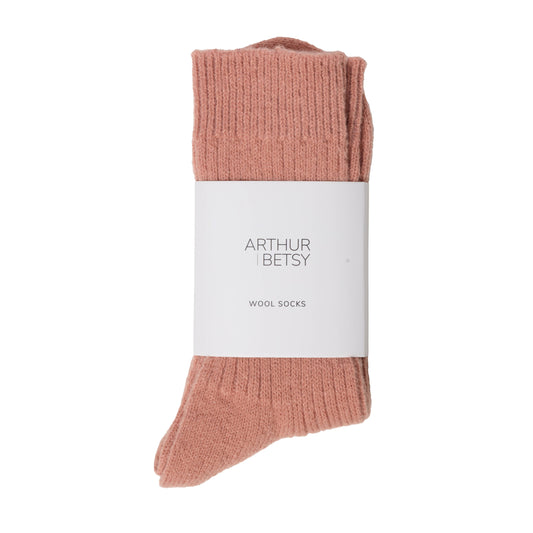Wool Socks | Rose Pink