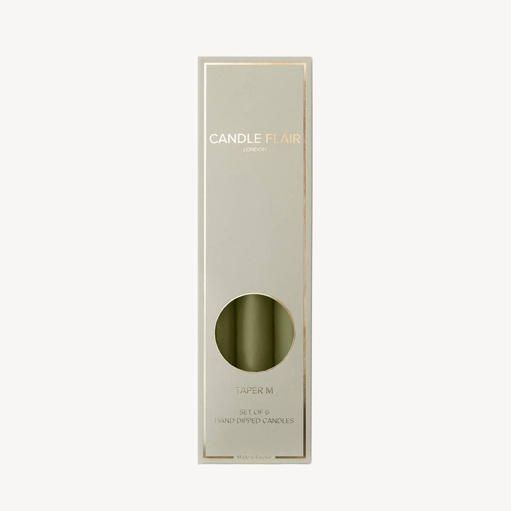 Olive Green | Box of 6 Candles