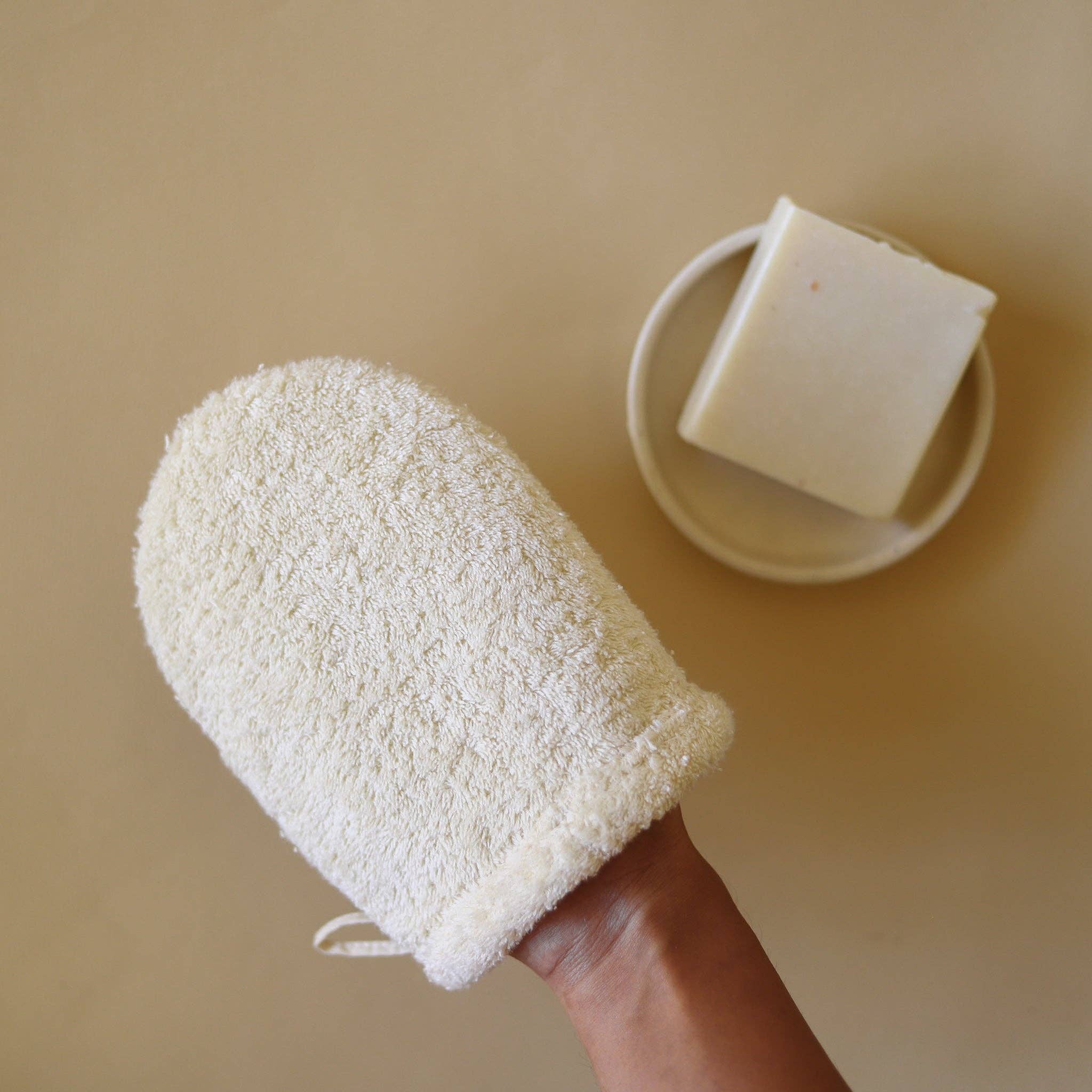 Organic Lifestyle Terry Exfoliating Mitt
