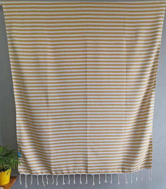 Turkish Peshtemal Towel - Mustard
