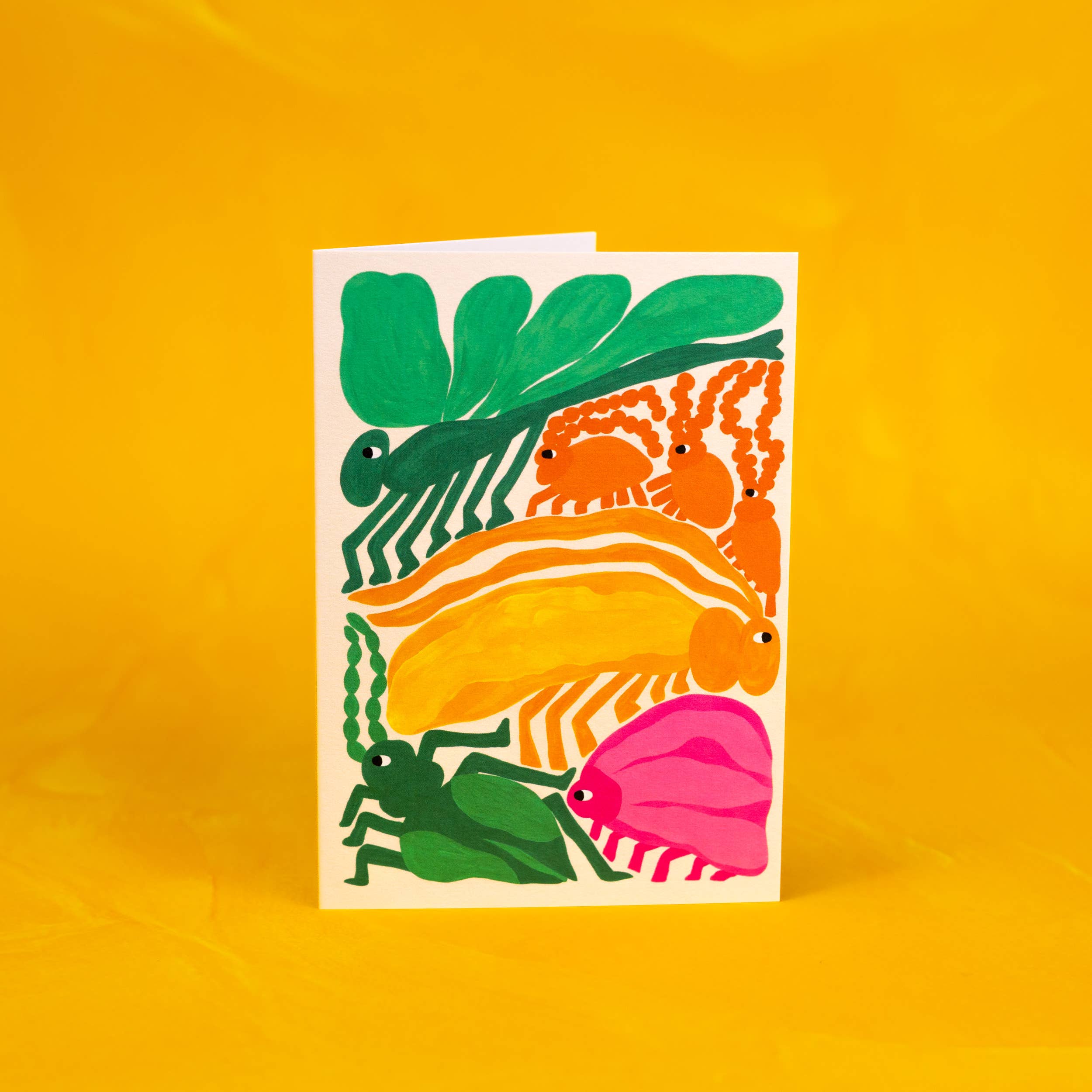 Insects Greetings Card