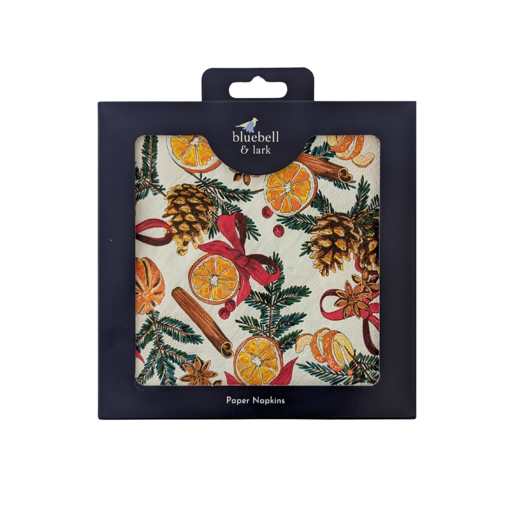 Orange And Cinnamon | Paper Napkins