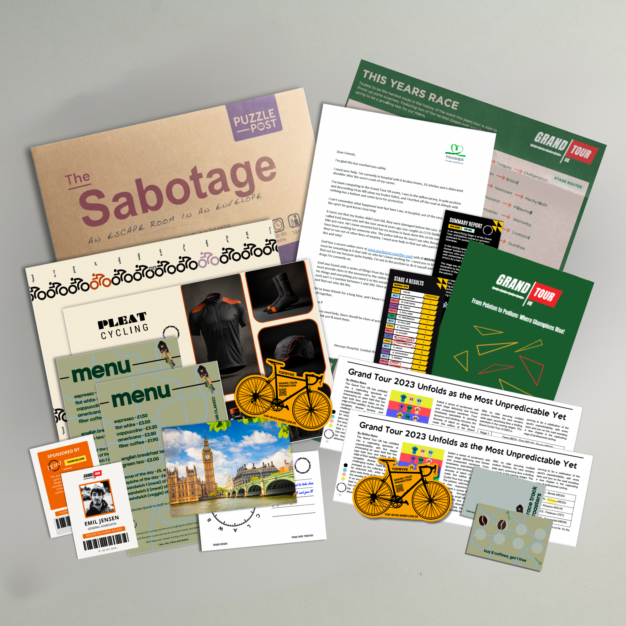 Escape Room in An Envelope | The Sabotage
