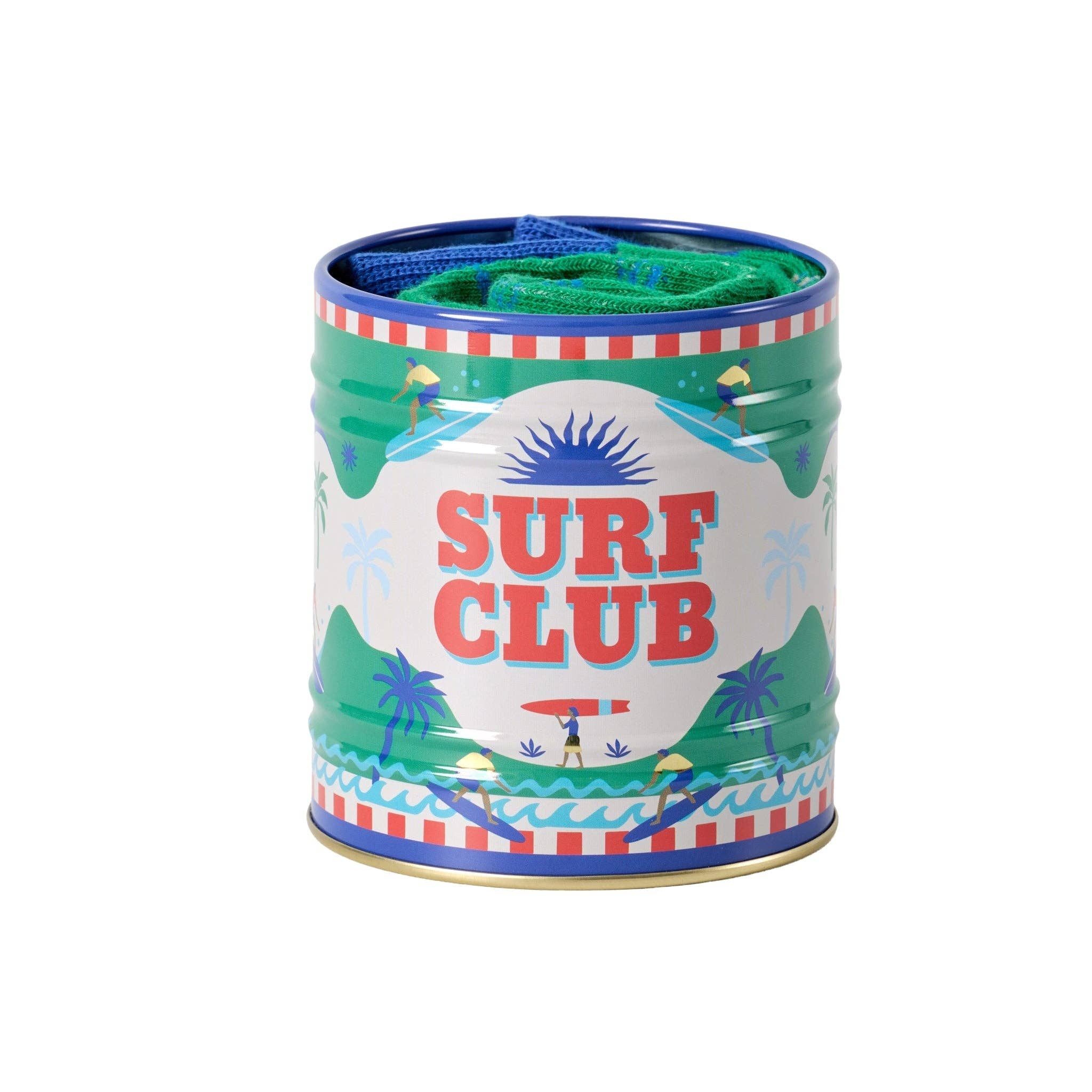 Storage Tin & Sock Set | Surfing