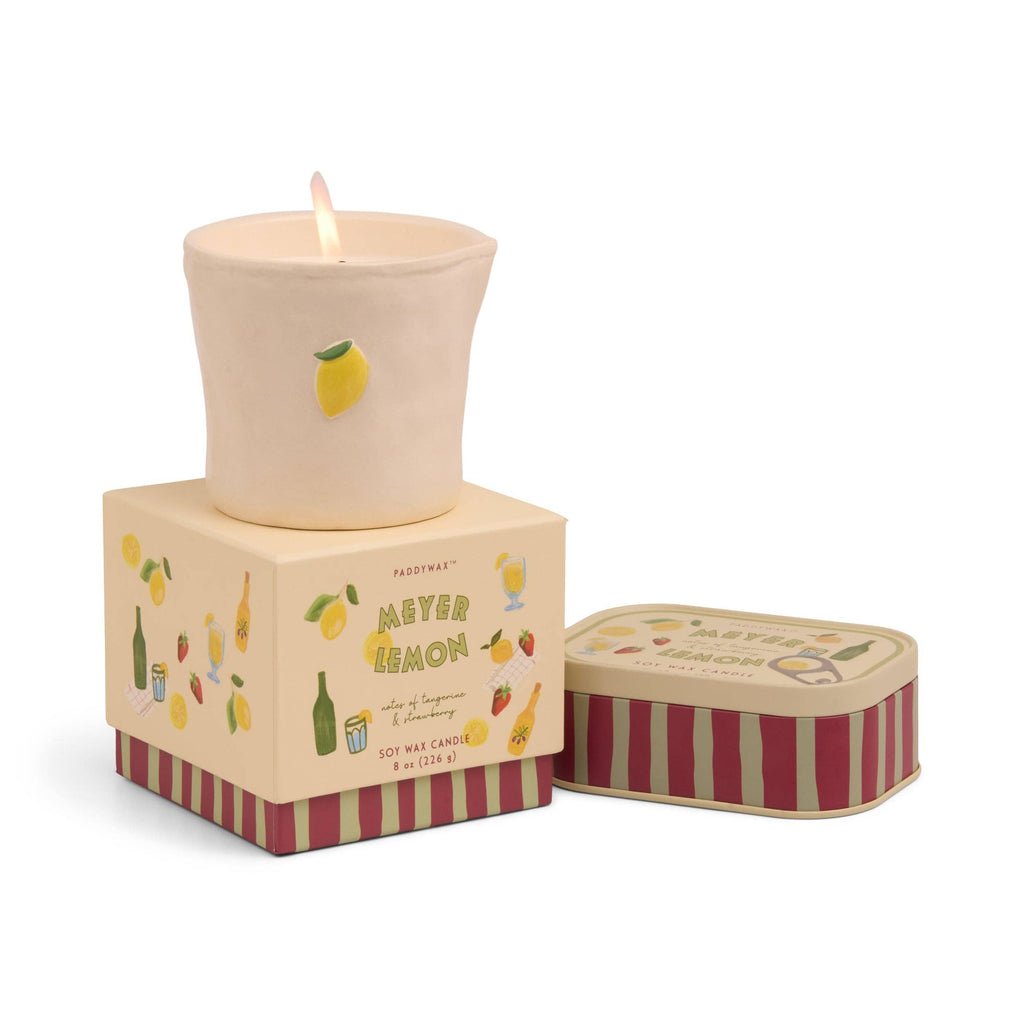 Lemon Ceramic Candle | Meyer Lemon