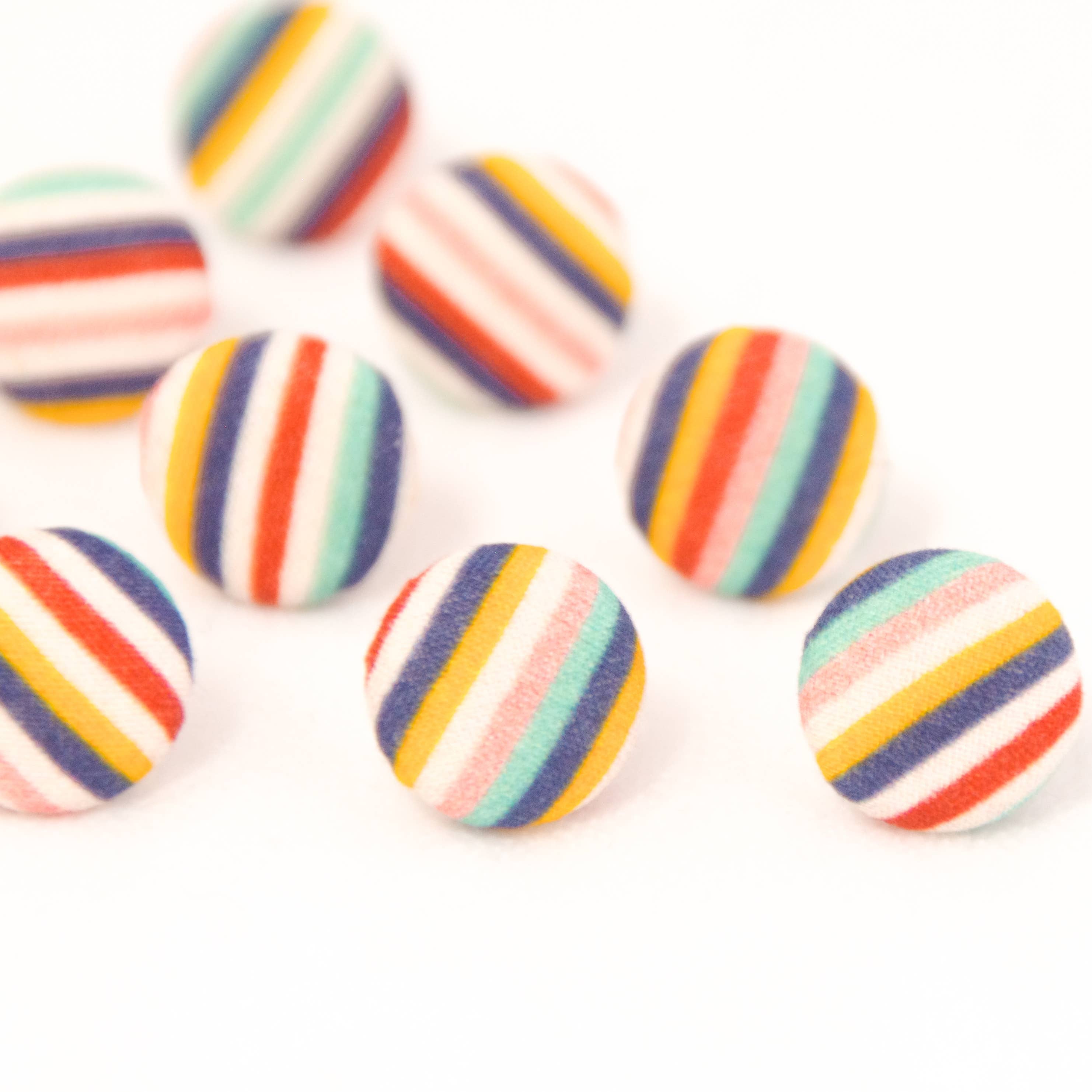 Button Stud Earrings