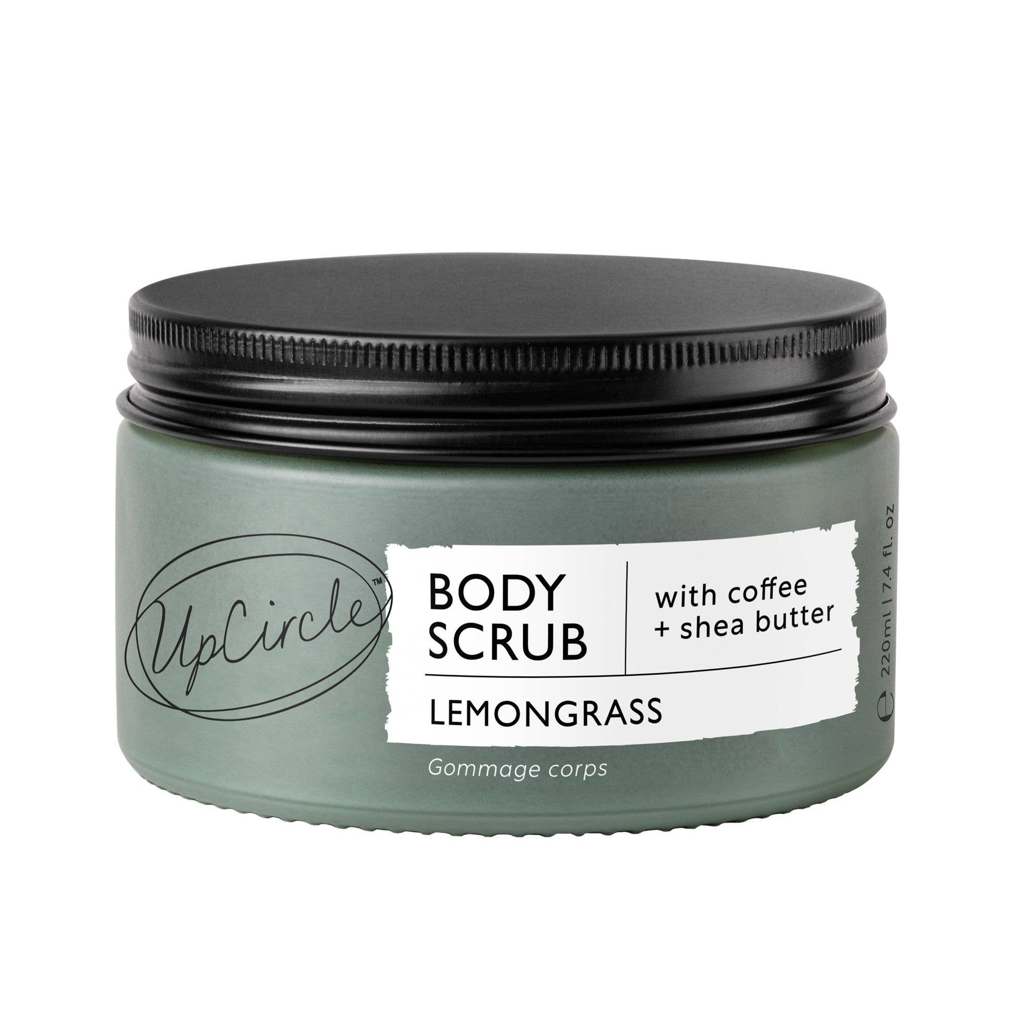 Lemongrass Body Scrub with Coffee + Shea Butter | 220ml