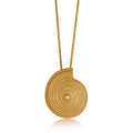 Veronica Matte ConchNecklace | Matte Gold