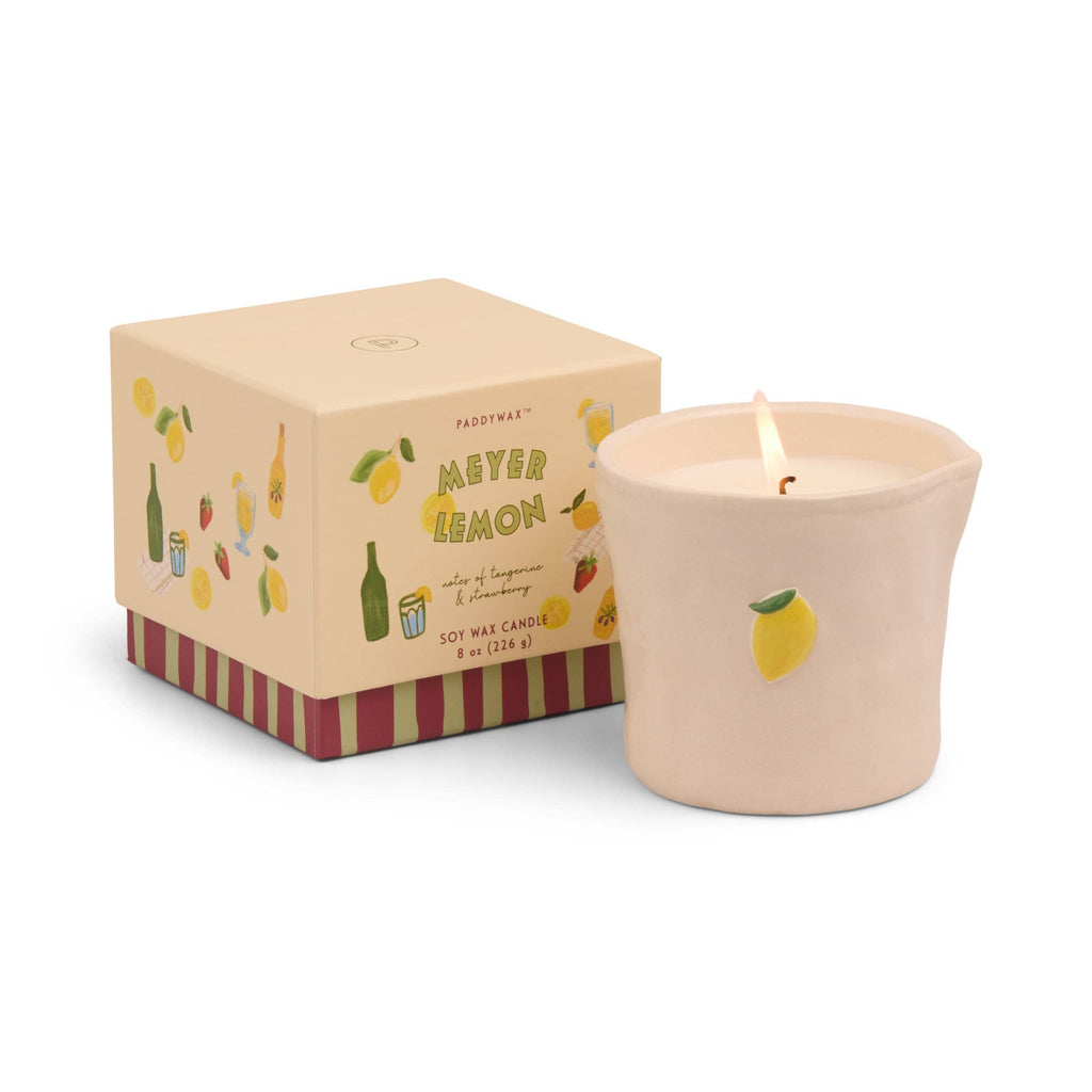 Lemon Ceramic Candle | Meyer Lemon
