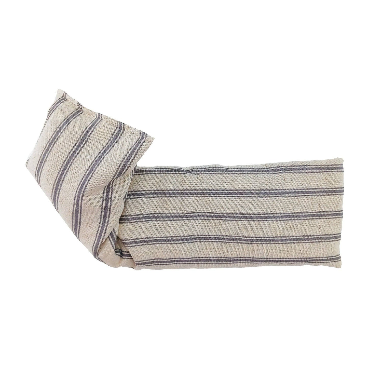 Grey Stripe Linen/Cotton Wheat Bag | Lavender