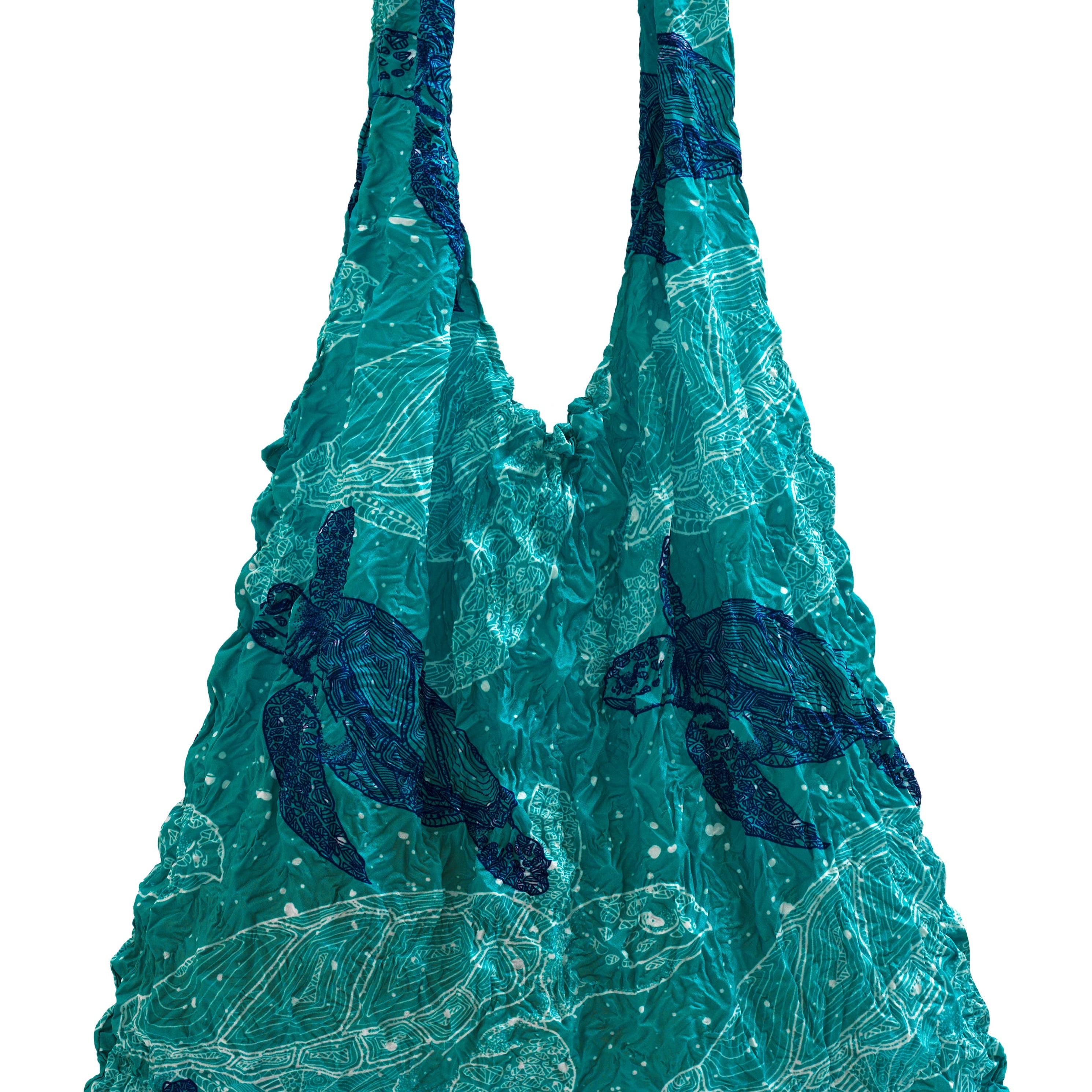 Eco Sustainable Tote Bag |  Blue Ocean Turtle
