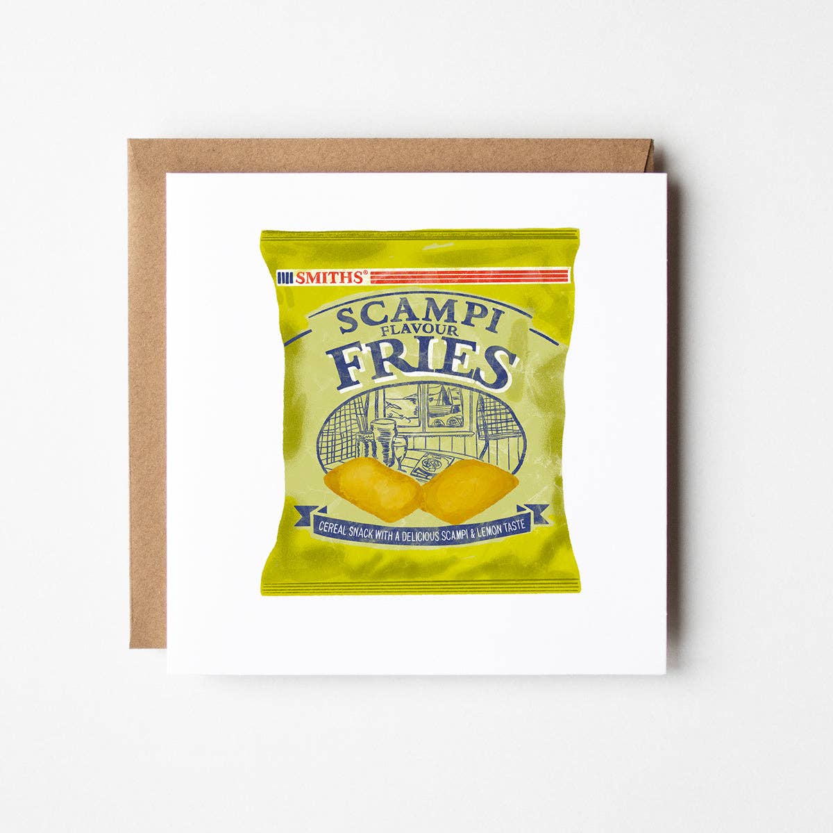 Scampi Fries | Greetings Card