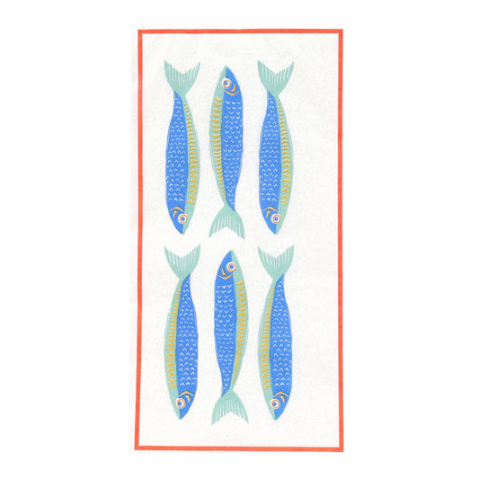 Fish Paper Napkins | 16 Pack