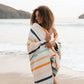 Striped Recycled Cotton Blanket | 160 x 200cm