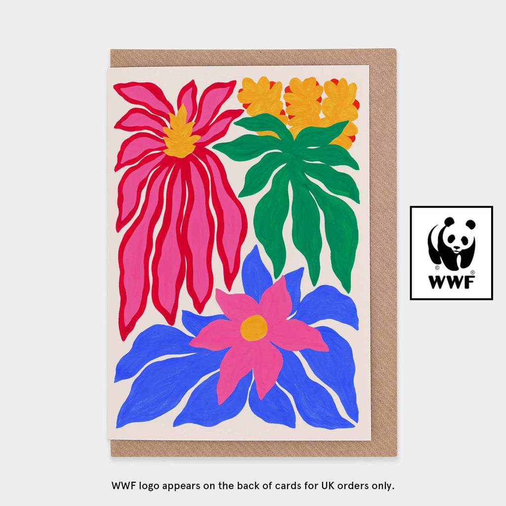 Bromeliads Greetings Card