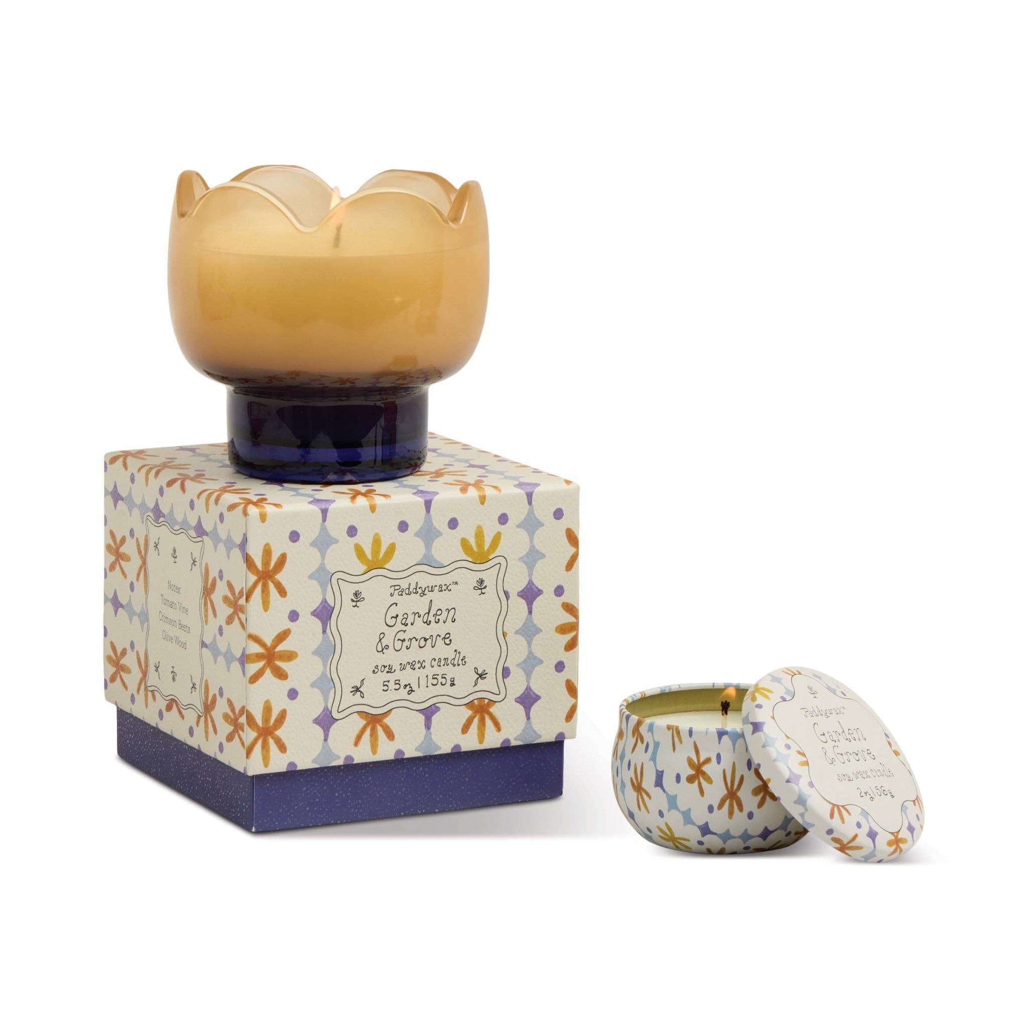 Tulip Glass Candle | Garden & Grove