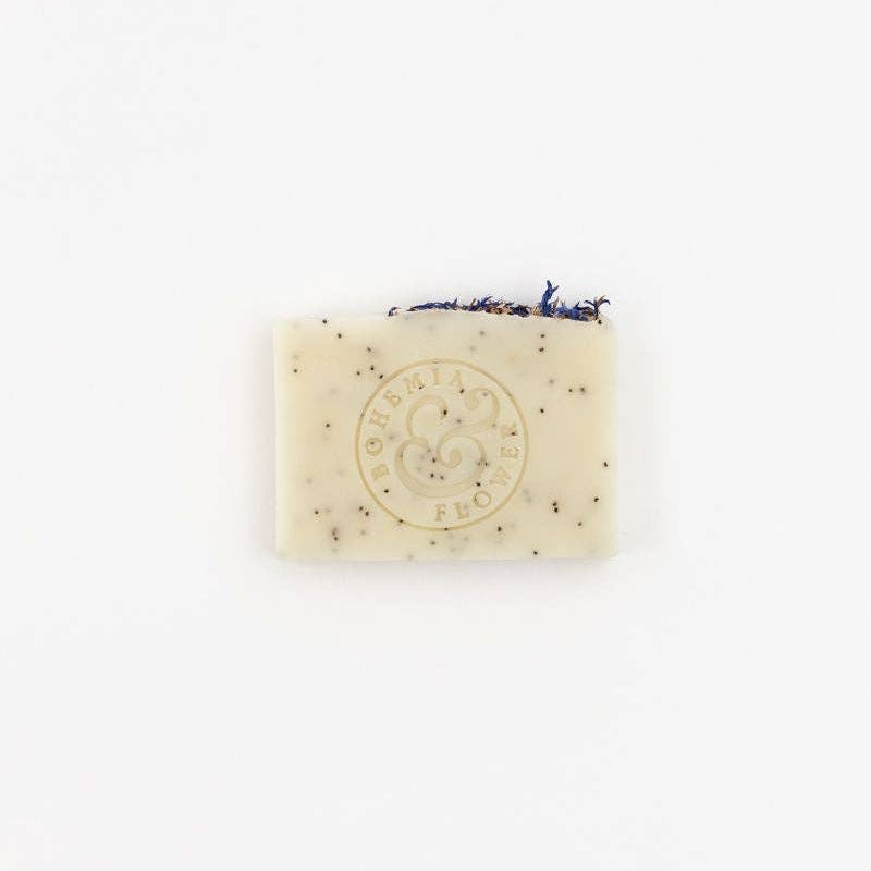 Meadow Bar Soap - Cornflower & Poppy Seed Unscented