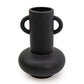 Matte Black Bulbous Vase