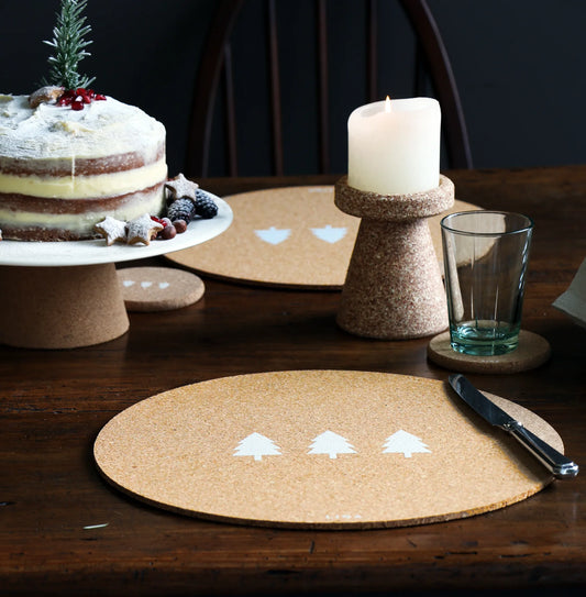 Cork Max Placemats - 3 Trees