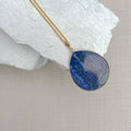 Lapis Lazuli Disc Necklace