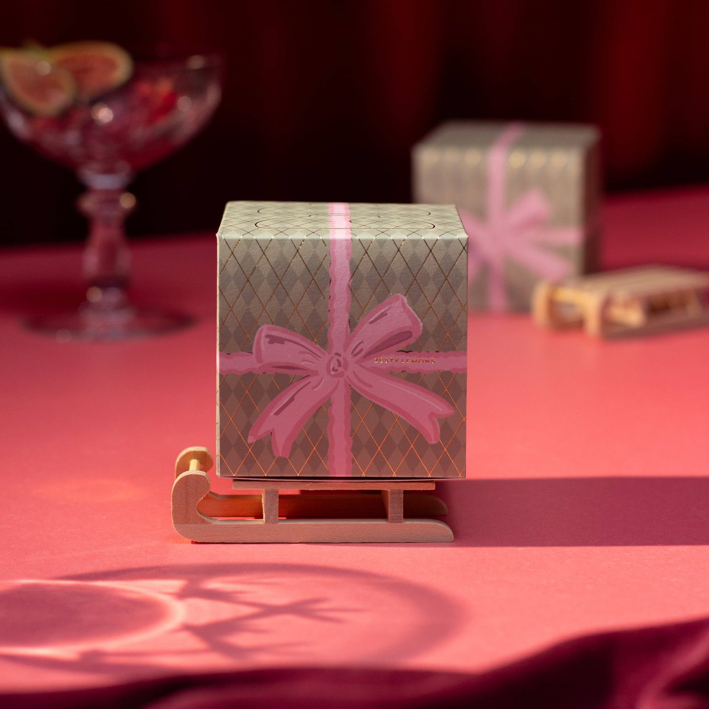 Christmas Bow Tea Lights | Box of 2 | Myrrh & Tonka