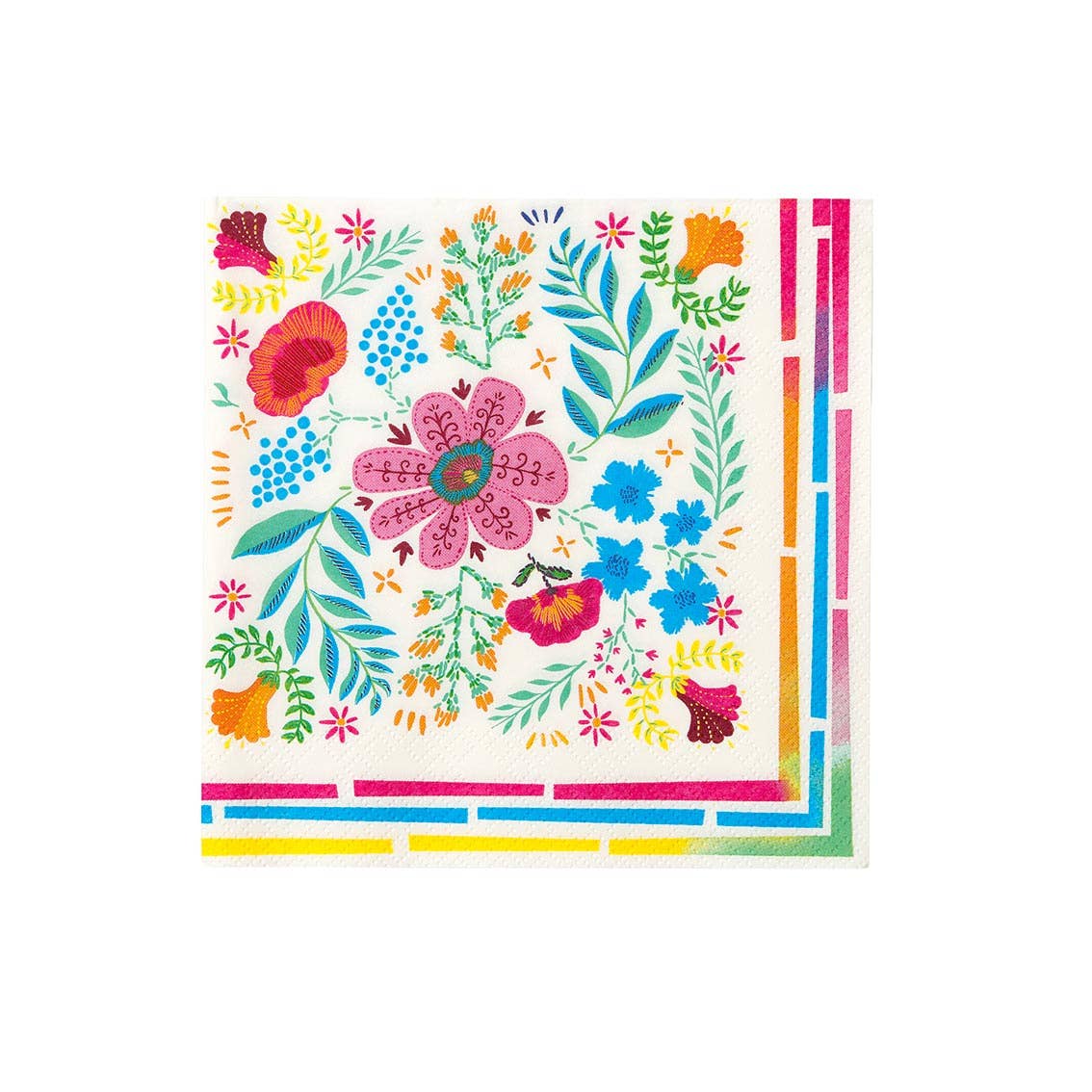 Floral Pink Paper Napkins | 20 Pack