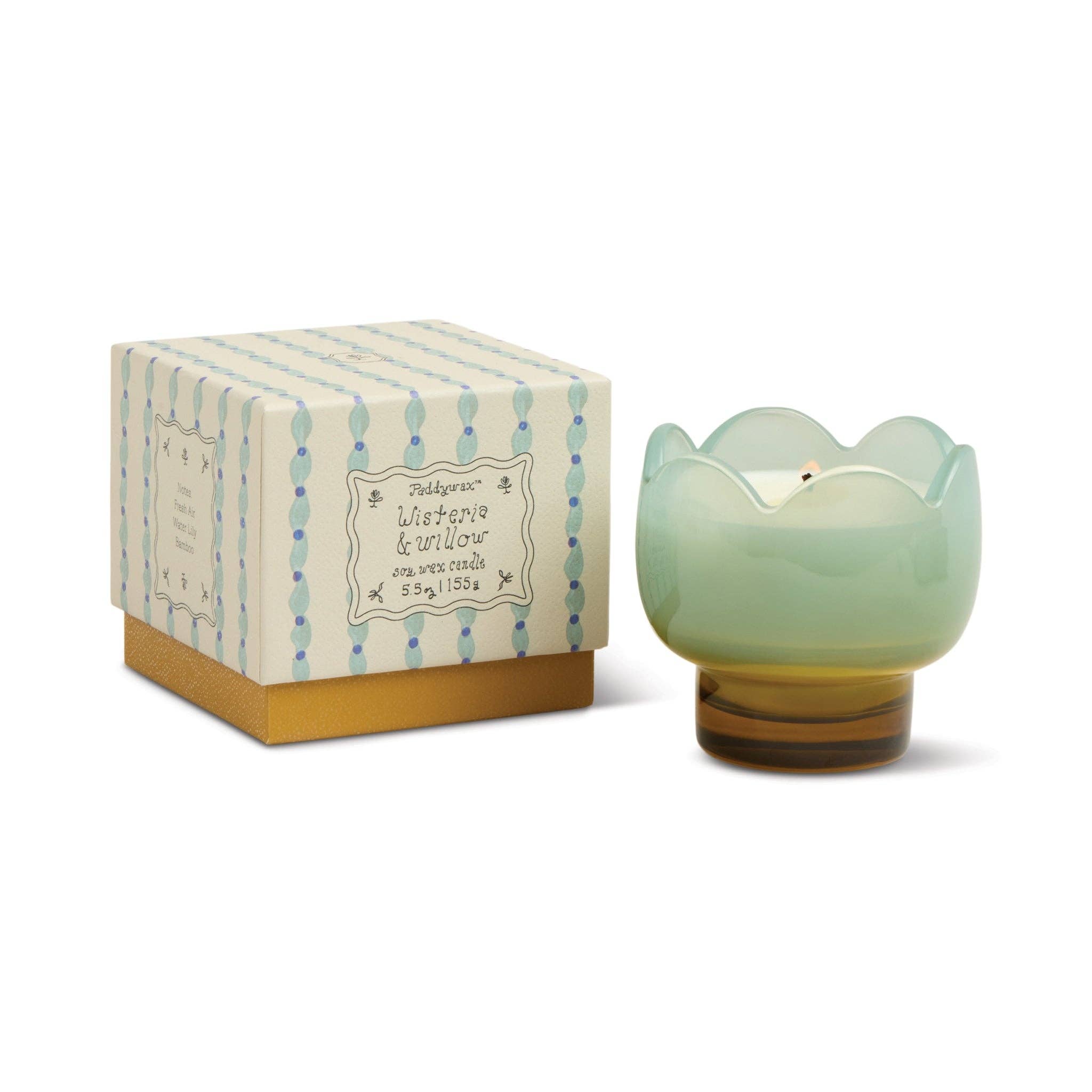Tulip Glass Candle | Wisteria & Willow