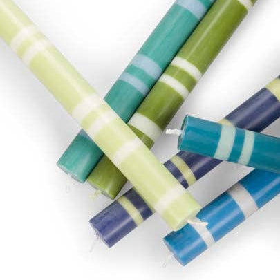 Mixed Cools Eco Dinner Candles, 6 Pack | British Colour Standard