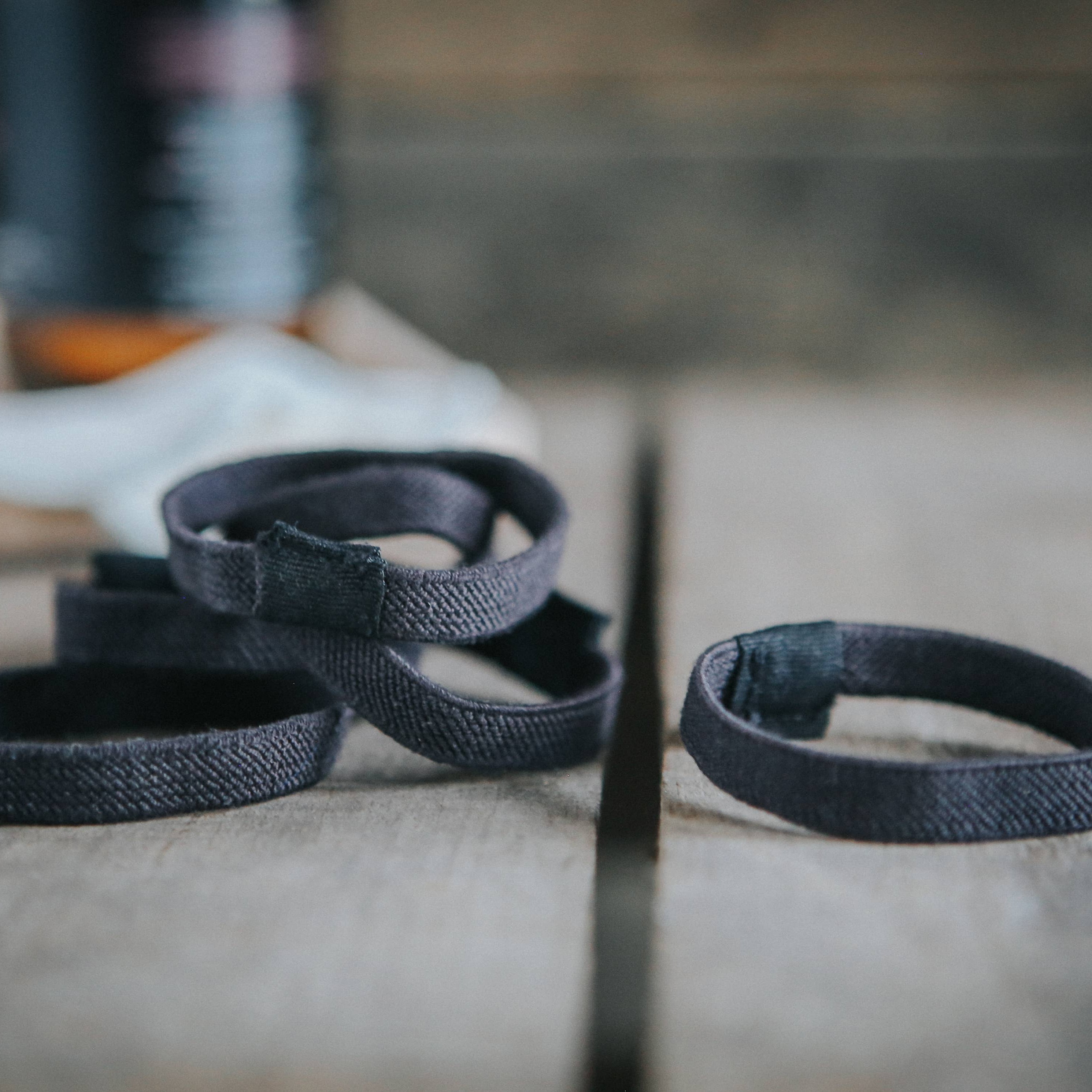 Plastic Free Hair Ties | 6 Pack | Black