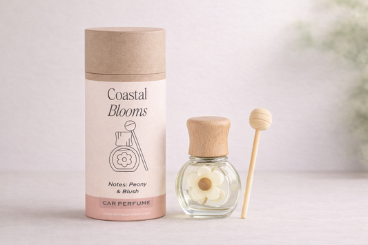 Coastal Blooms | Peony Car Diffuser