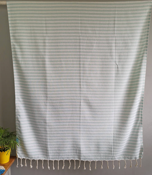 Turkish Peshtemal Towel - Mint