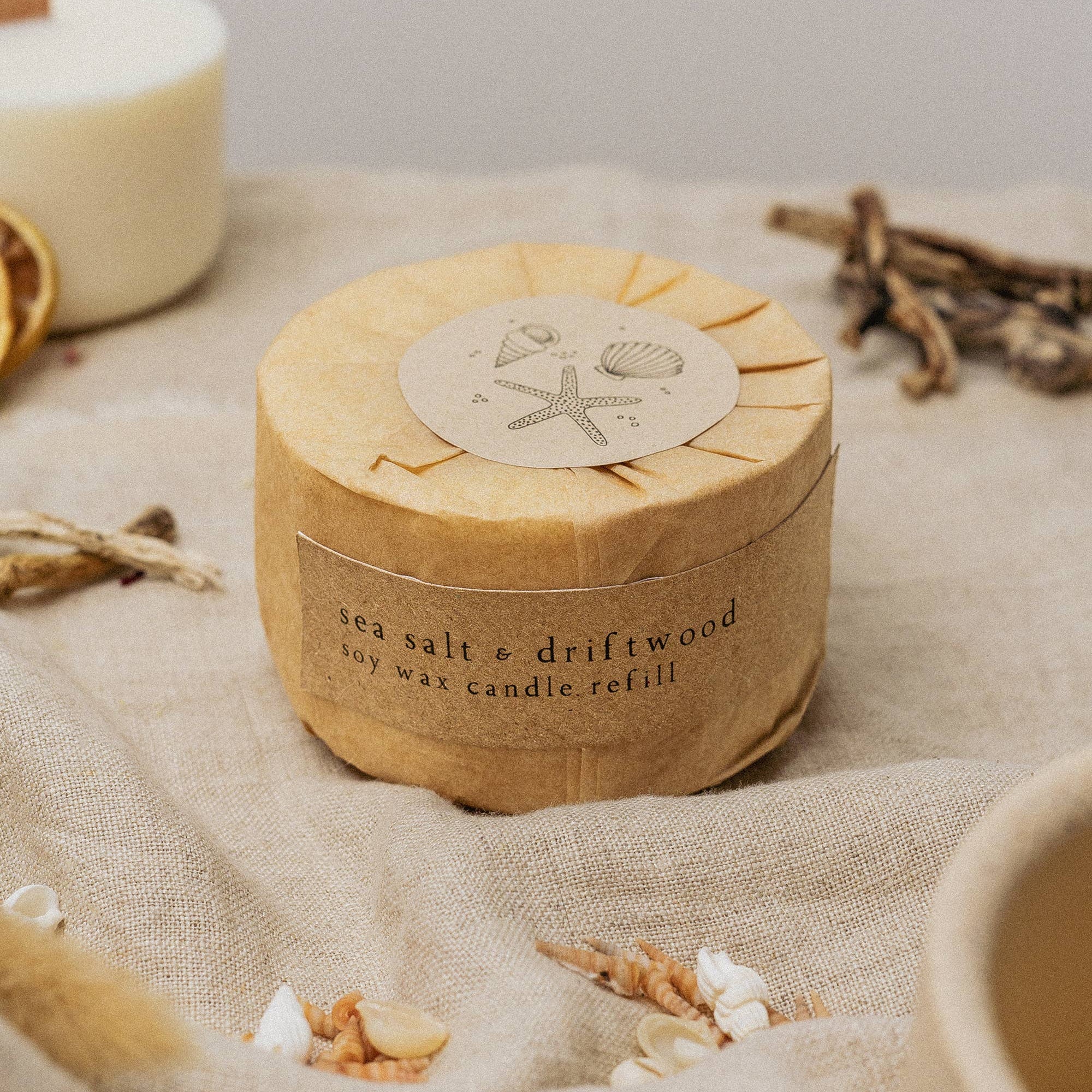 Sea Salt & Driftwood Candle Refill